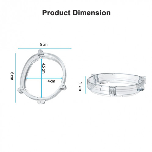 Pour monture de lunettes magnétique Meta Quest 3 VR, spécification : lentille anti-lumière bleue + monture transparente SH600225-07
